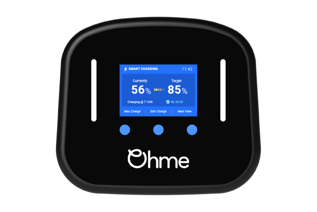 Ohme Products - Ohme - Supply Only - 7.4kW - Tethered (8m) - Black